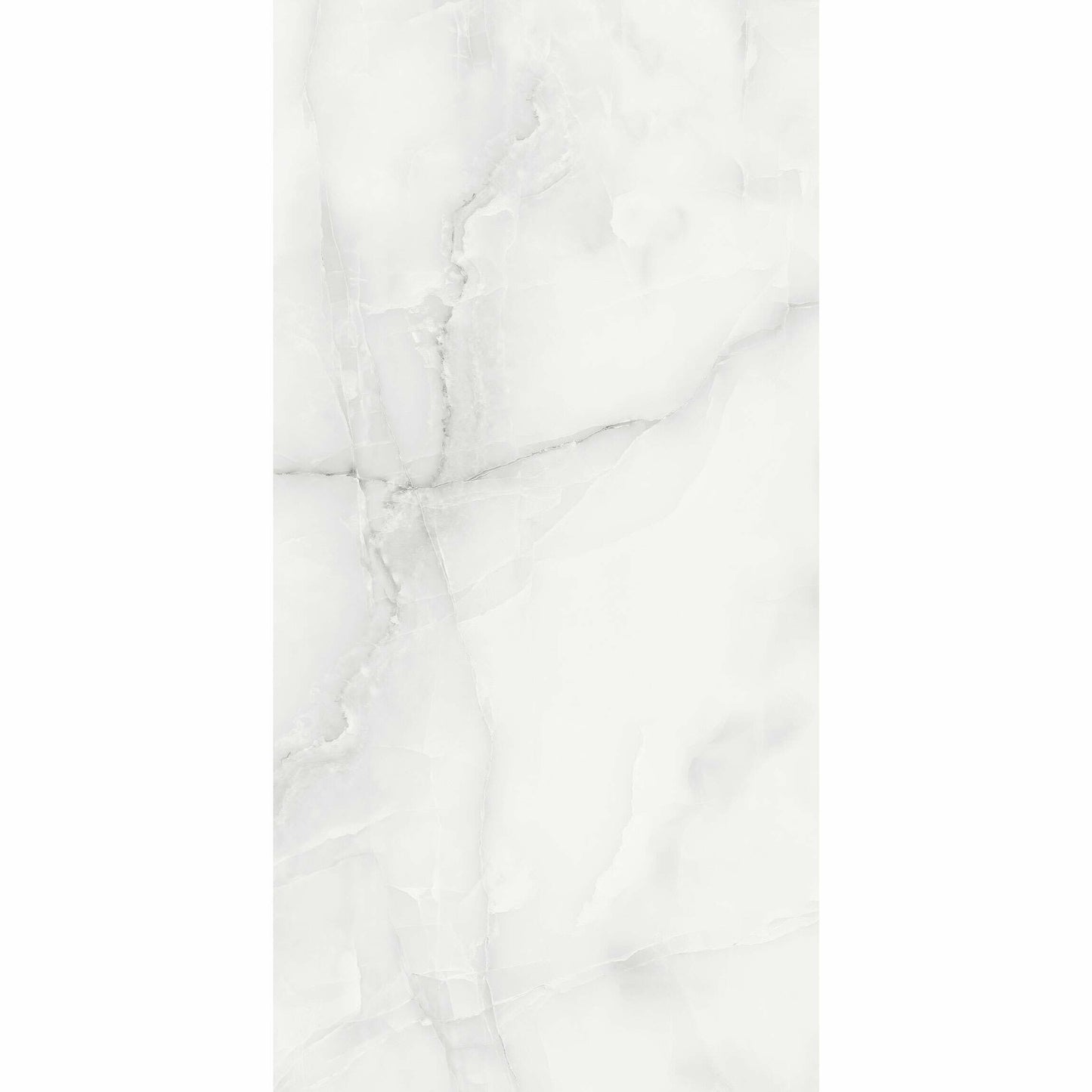 Makrana Vanilla Onyx Polished Marble Effect Tile 600x1200