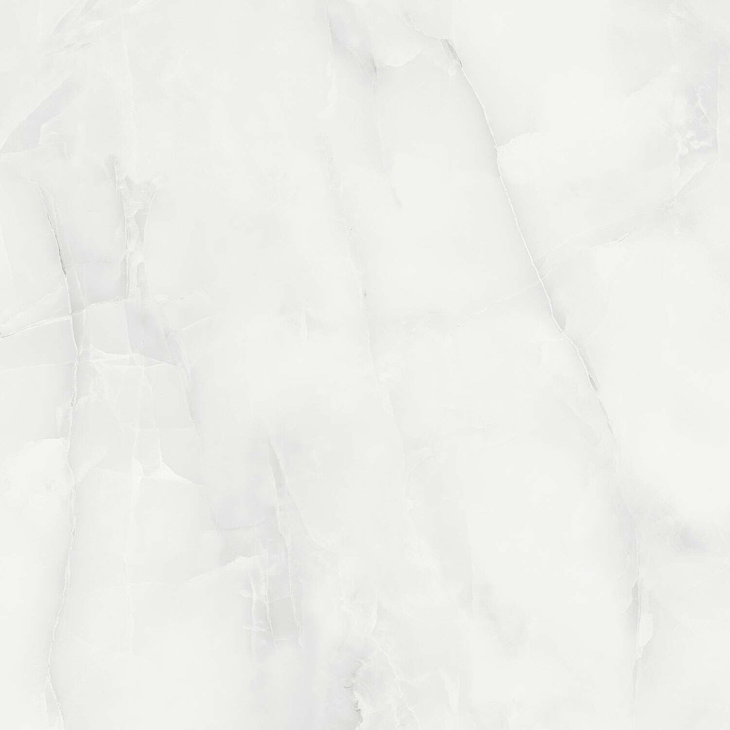 Makrana Vanilla Onyx Polished Marble Effect Tile 600x600