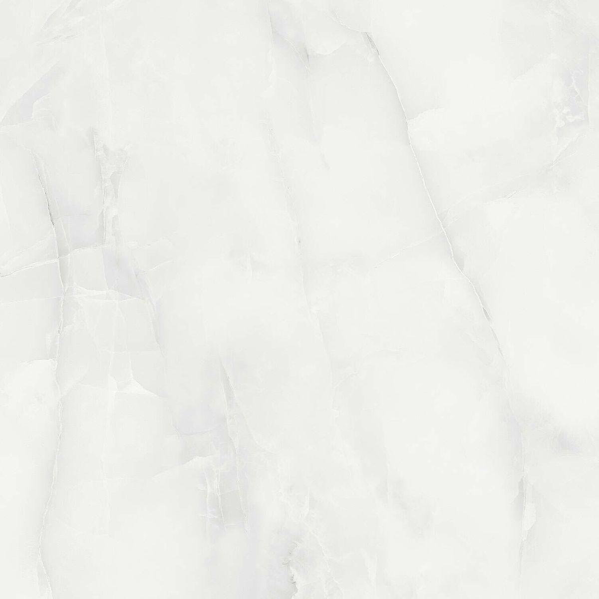 Sample - Makrana Vanilla Onyx Polished Marble Effect Tile 600x600