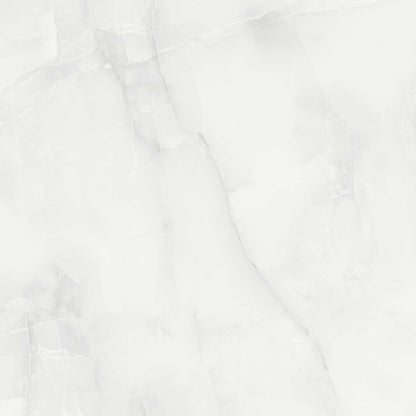 Makrana Vanilla Onyx Polished Marble Effect Tile 600x600