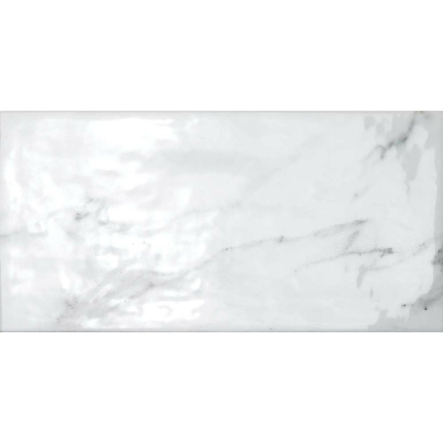 Apennine Natural/Rustic Gloss Marble Effect Tile 15x7.5