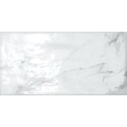 Apennine Natural/Rustic Gloss Marble Effect Tile 15x7.5