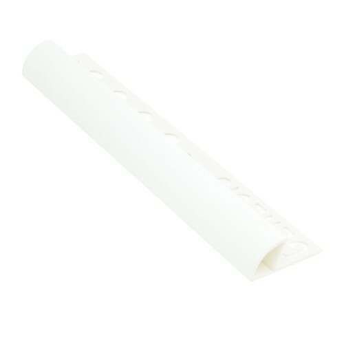 P.V.C Round Edge Trim 10mm White