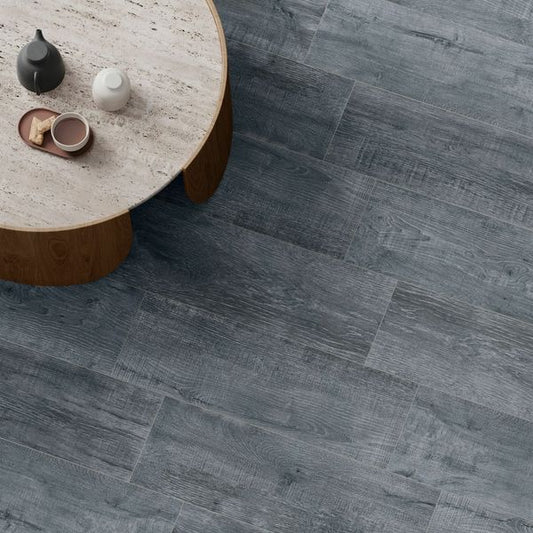 Sample Forest Grey Matt Wood Effect Tiles 750x200x8.2mm