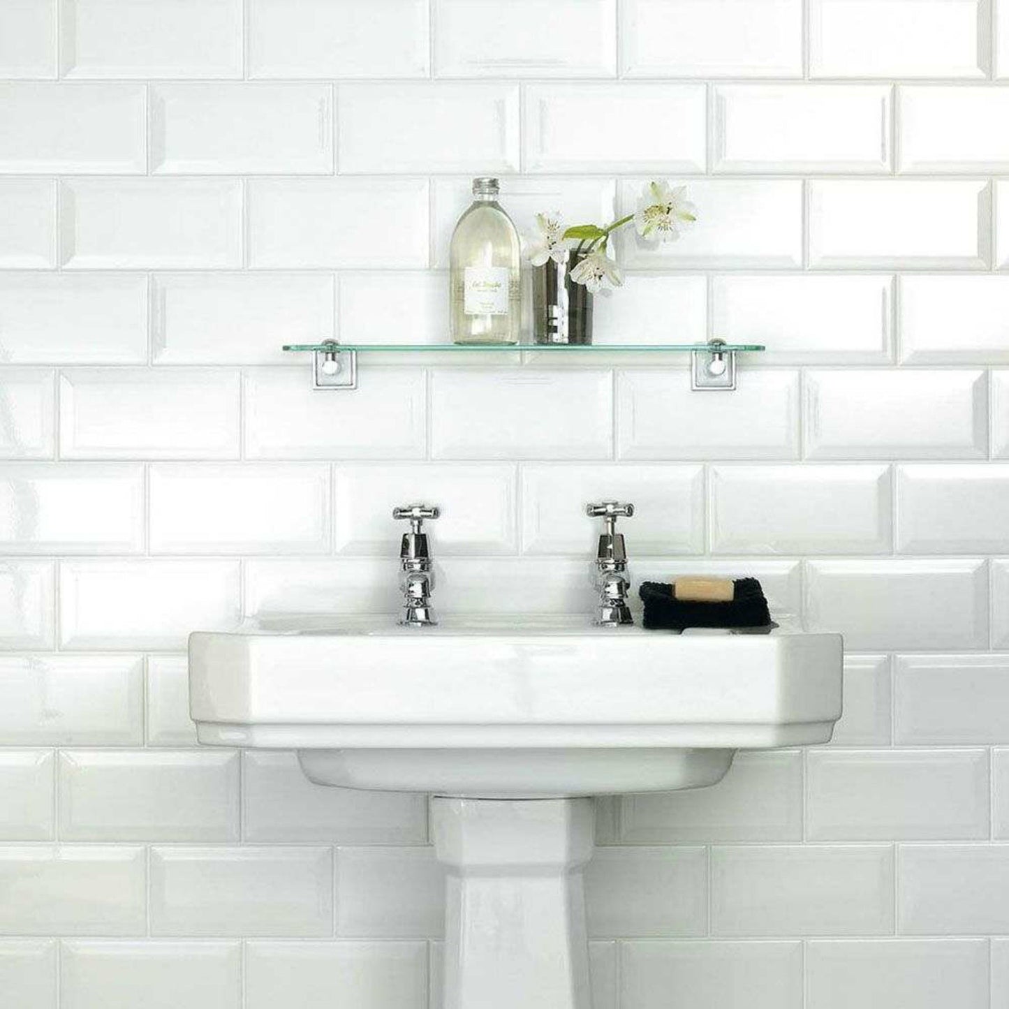 Metro White Tile 100x200 Gloss