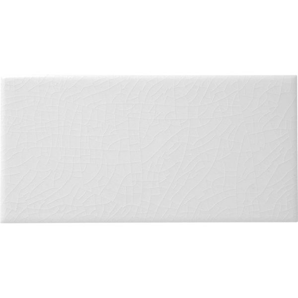 Liso Craquele Blanco White Metro Tiles 75x150