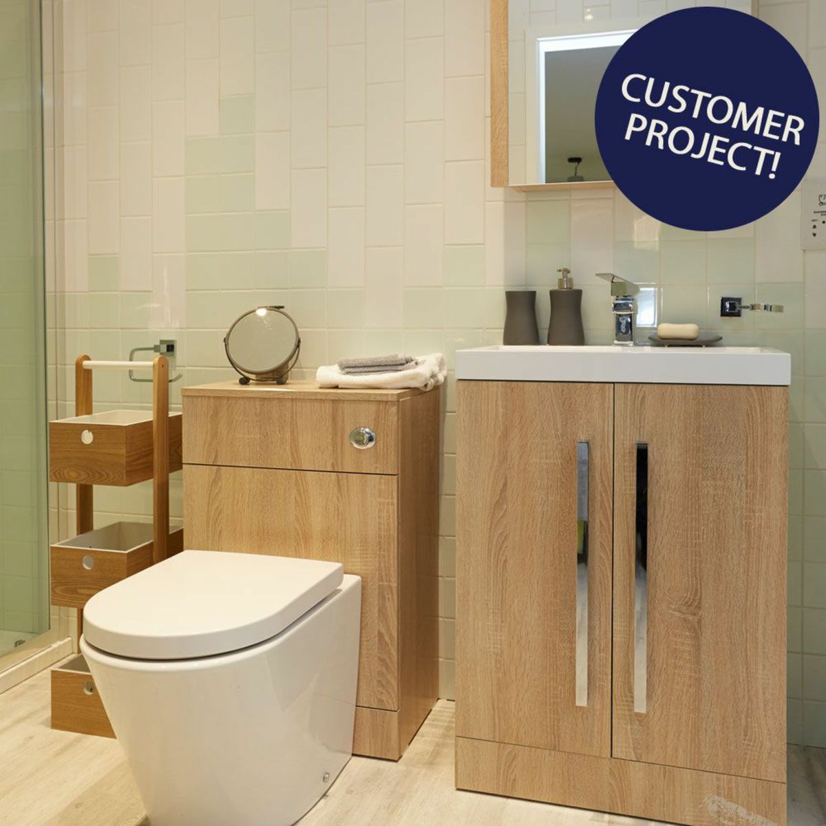 Sample - Liso Bone Cream Gloss Metro Tiles 100x200