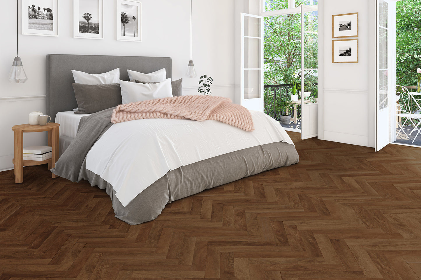 Aversley Oak Herringbone